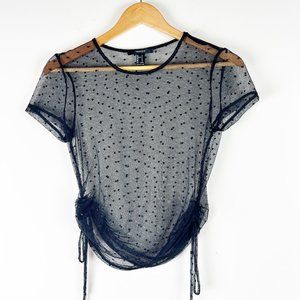 2/$14 Forever 21 Mesh Top S